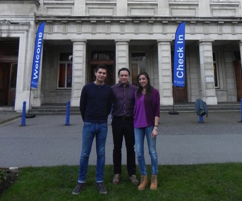 From left to right: James, Rafael and Valentina.